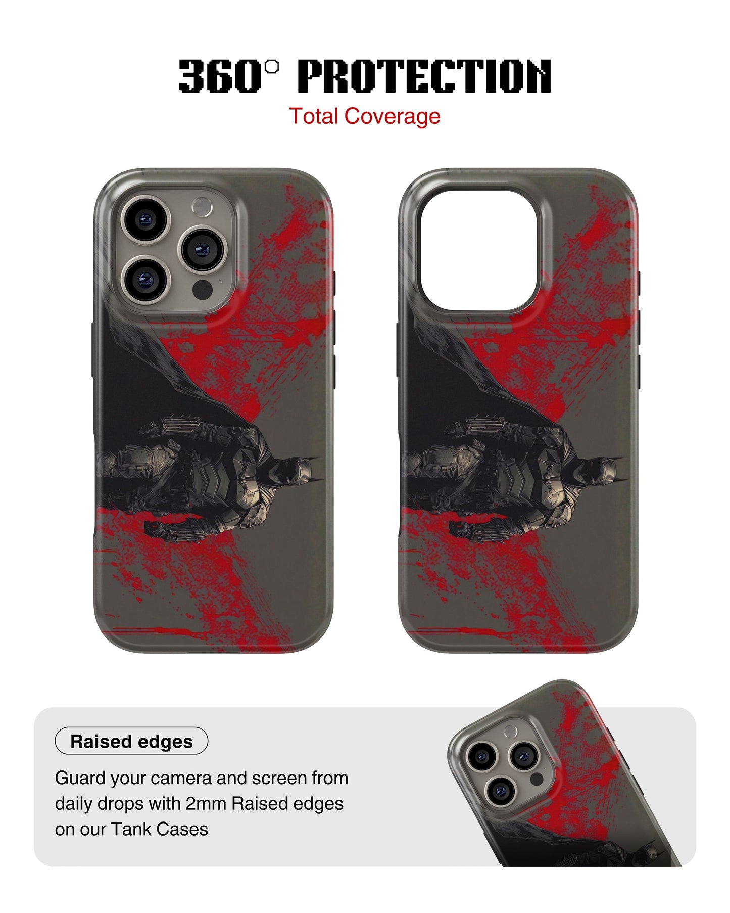 iPhone 15 Pro Tank Case | Superhero (Fallen Knight)