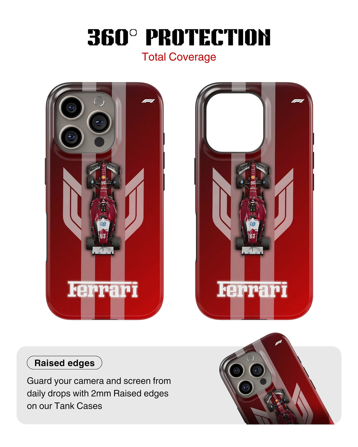 iPhone 12 Pro Tank Case | Formula 1 (Ferrari Classics)