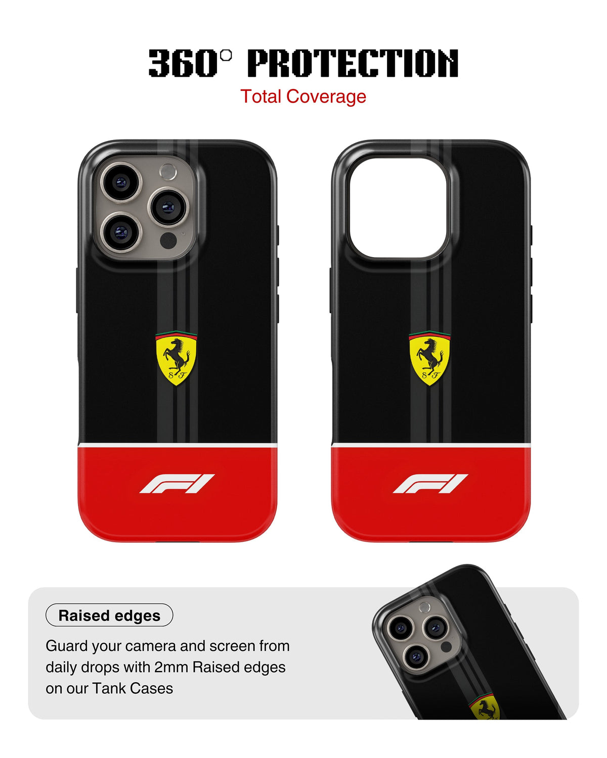iPhone 13 Pro Max Tank Case | Formula 1 (Ferrari Originals)