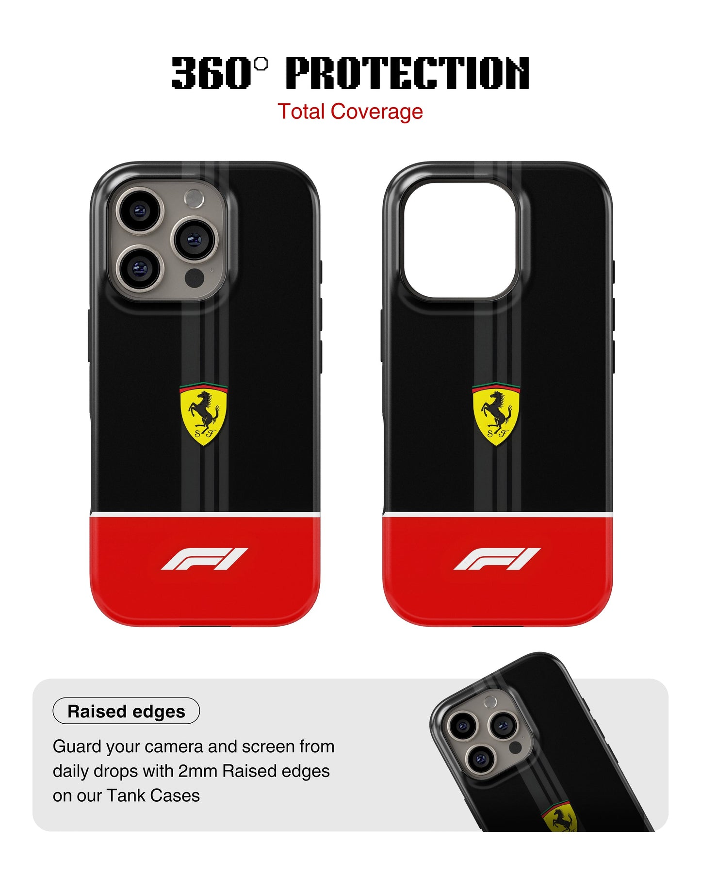 iPhone 12 Pro Tank Case | Formula 1 (Ferrari Originals)