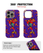 iPhone 15 Pro Max Tank Case | Modernism (Fire Runner)