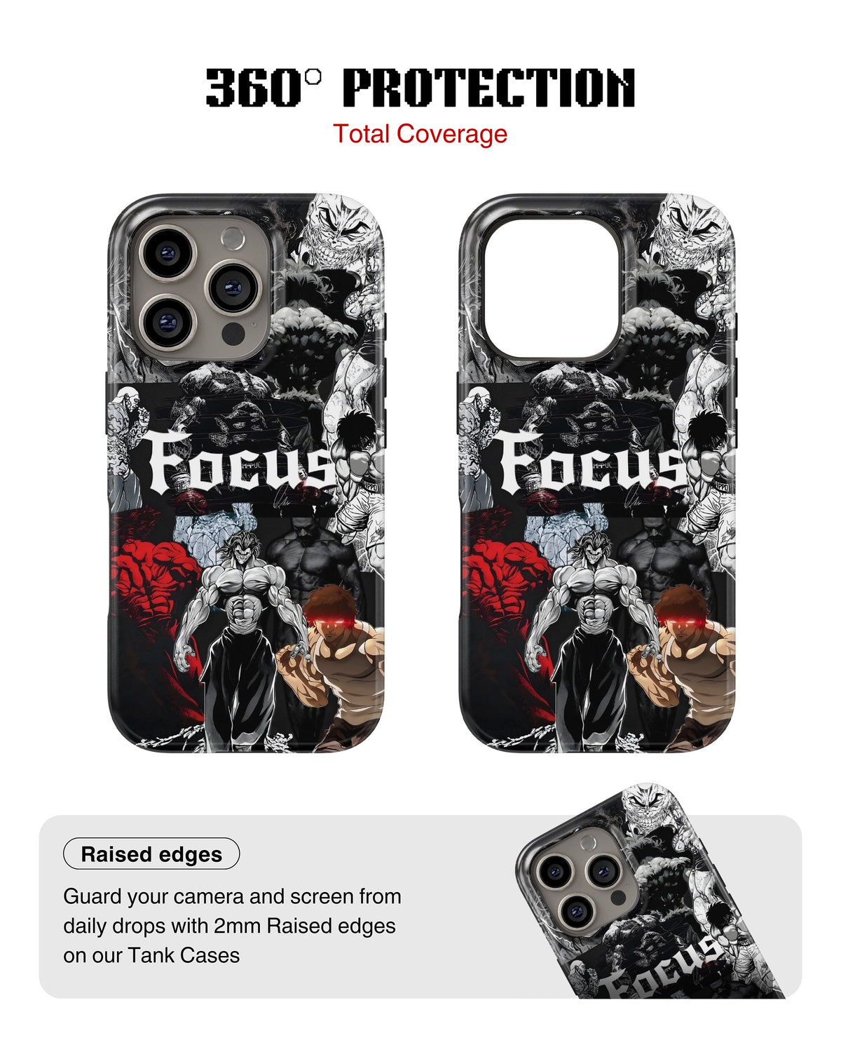 iPhone 14 Pro Tank Case | Anime (Focus Mode)