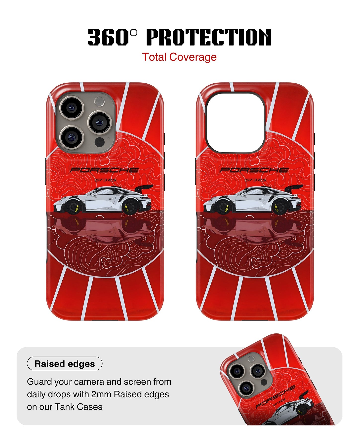 iPhone 15 Pro Max Tank Case | Sports Car (GT3 Pulse)
