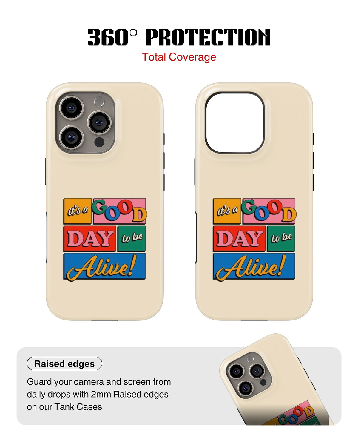 iPhone 12 Pro Max Tank Case | Modernism (Good Vibes)