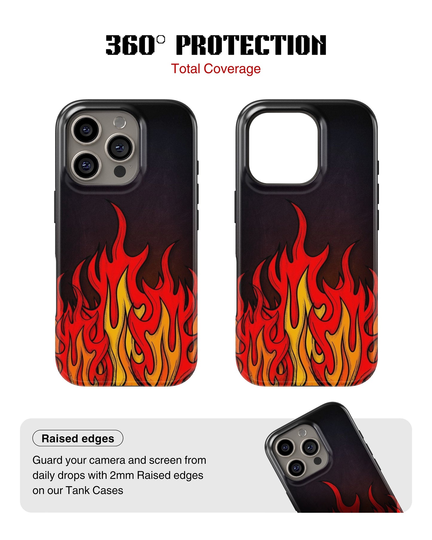 iPhone 12 Pro Tank Case | Modernism (Hellfire)