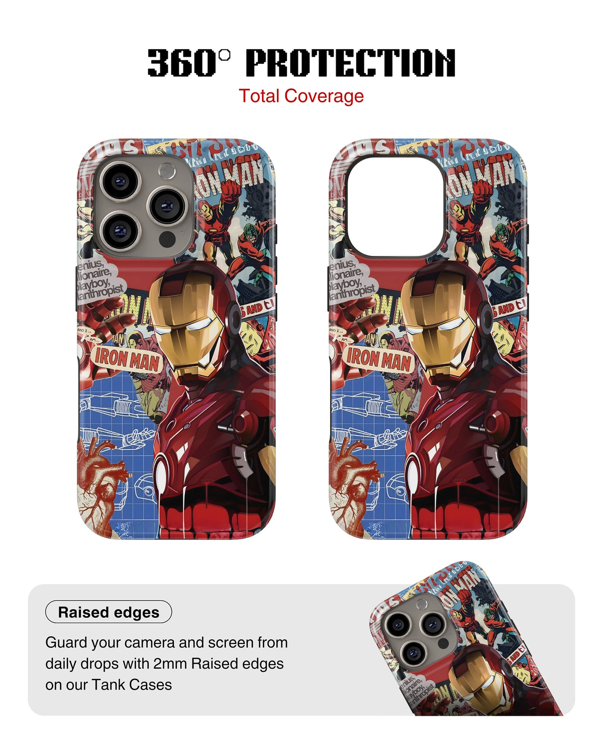iPhone 12 Pro Tank Case | Superhero (IronMan Originals)