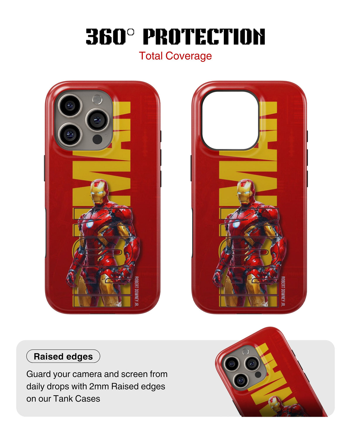 iPhone 13 Pro Max Tank Case | Superhero (Iron Ascend)