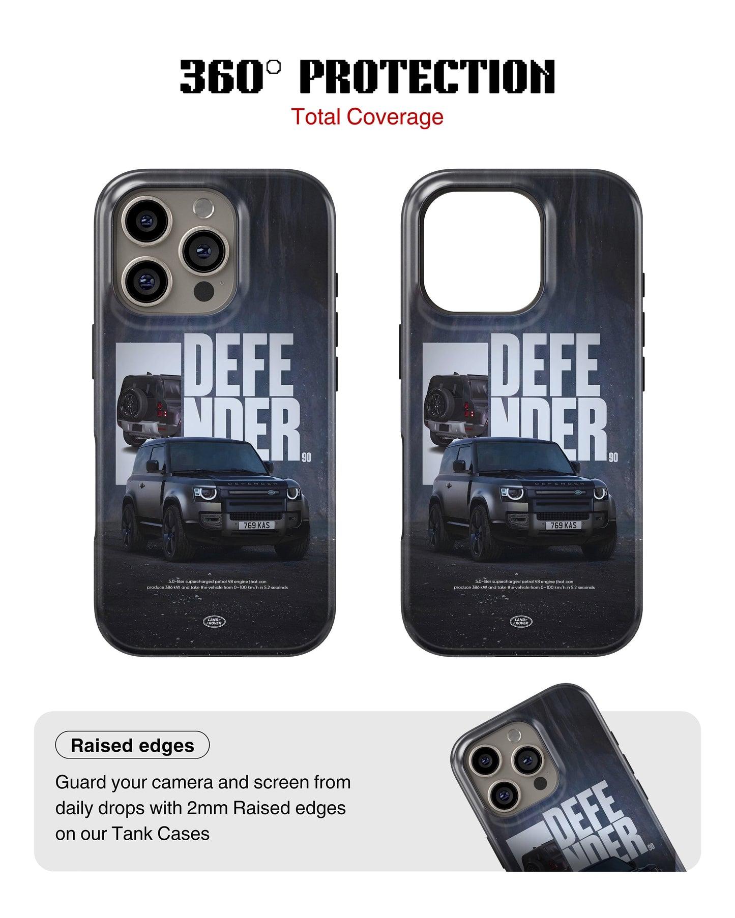iPhone 14 Pro Max Tank Case | Sports Car (Iron Defender)