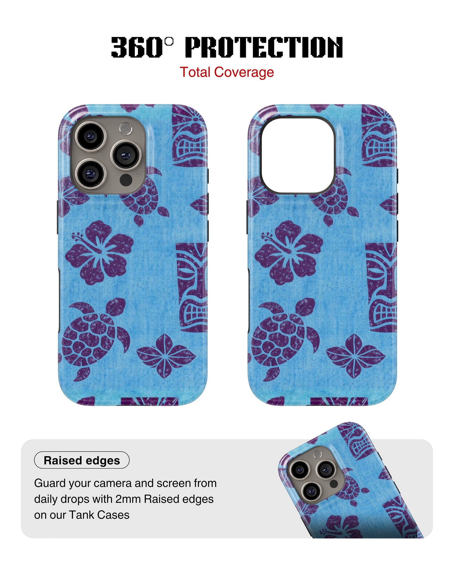 iPhone 13 Pro Max Tank Case | Girls Aesthetics (Island Tiki)