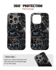 iPhone 15 Pro Max Tank Case | Superhero (Knightfall)