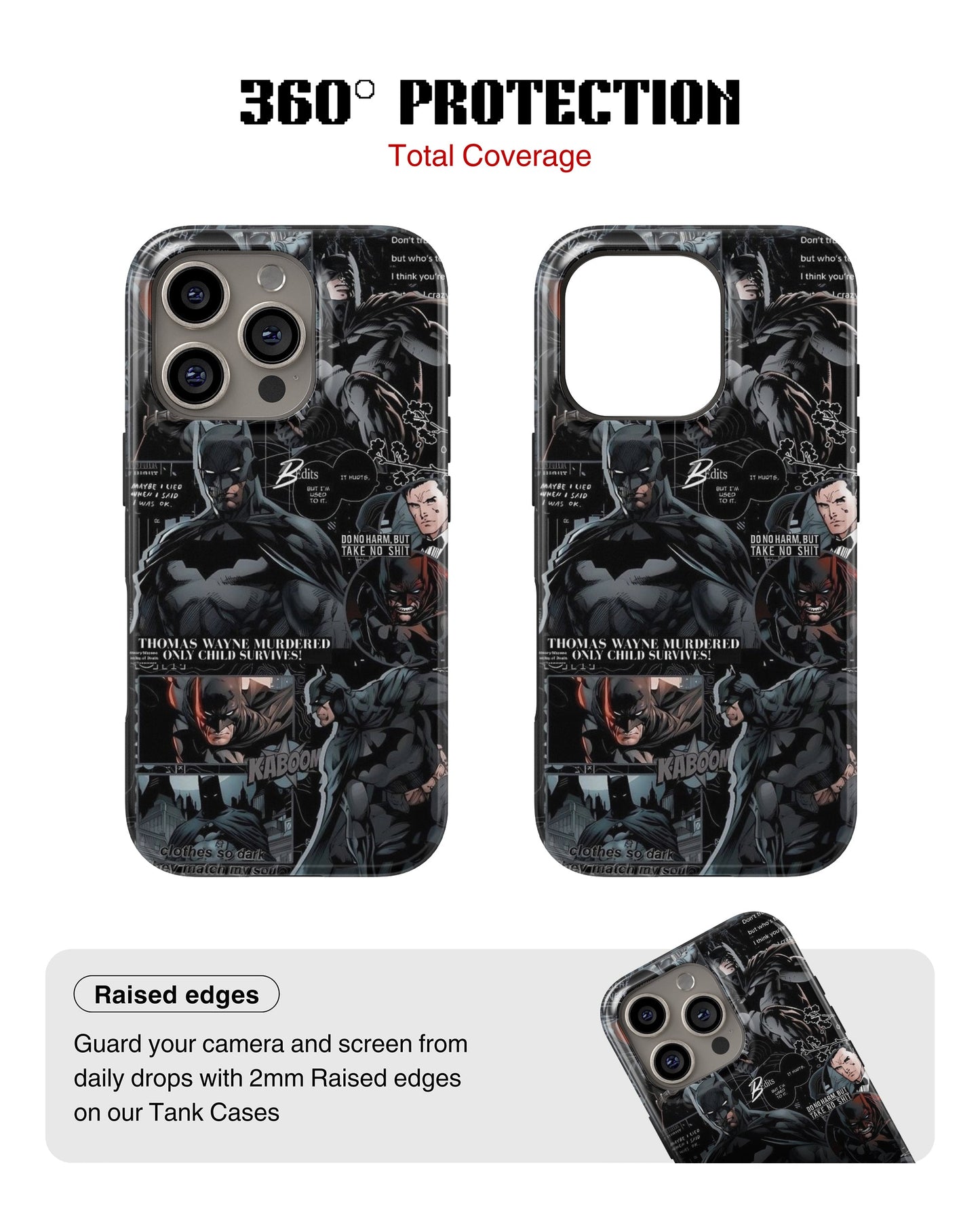 iPhone 12 Pro Tank Case | Superhero (Knightfall)