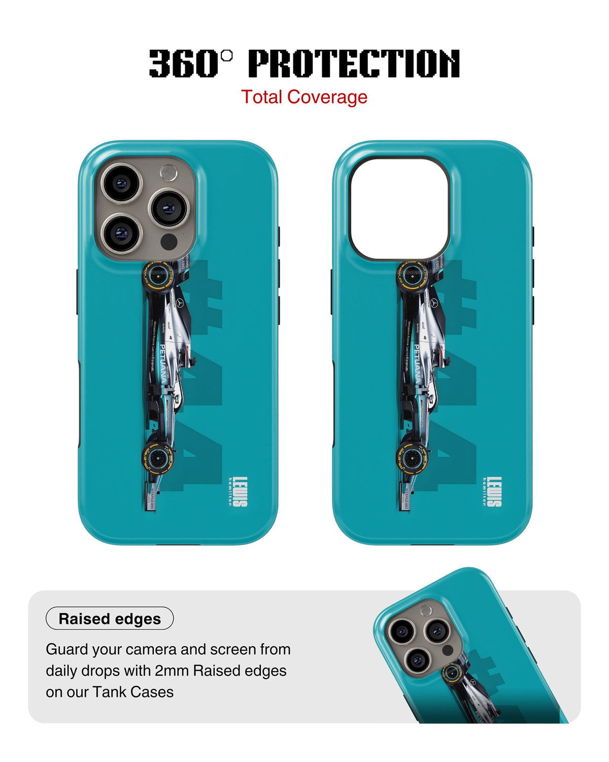 iPhone 13 Pro Tank Case | Formula 1 (Mercedes #44)