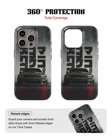 iPhone 12 Pro Tank Case | Sports Car (Midnight Kanji)