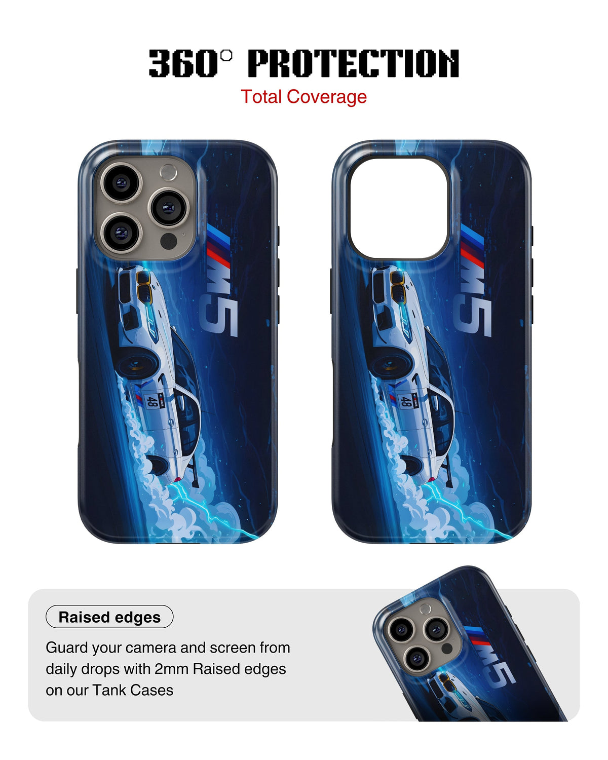 iPhone 13 Pro Max Tank Case | Sports Car (Midnight M5)