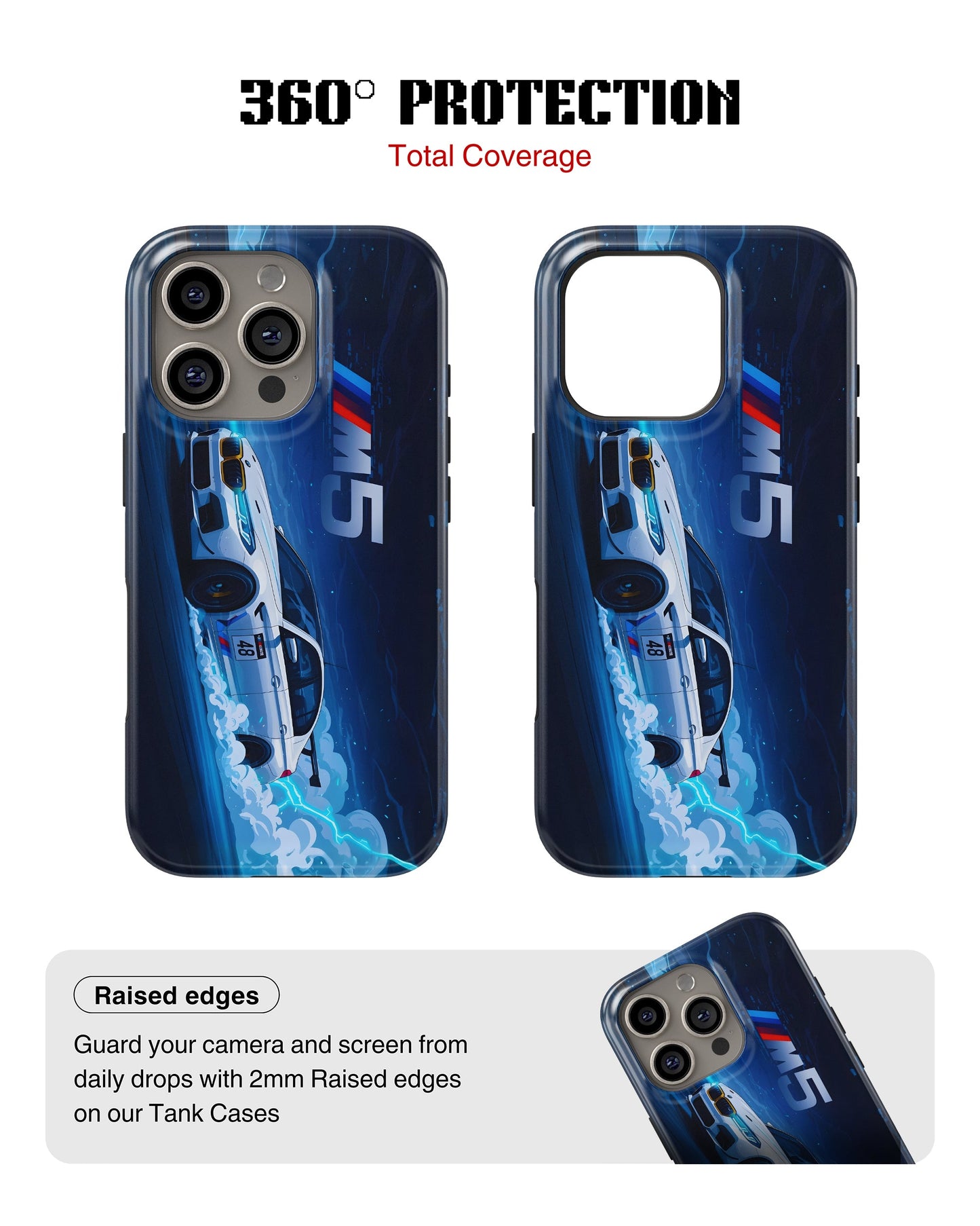 iPhone 13 Pro Max Tank Case | Sports Car (Midnight M5)