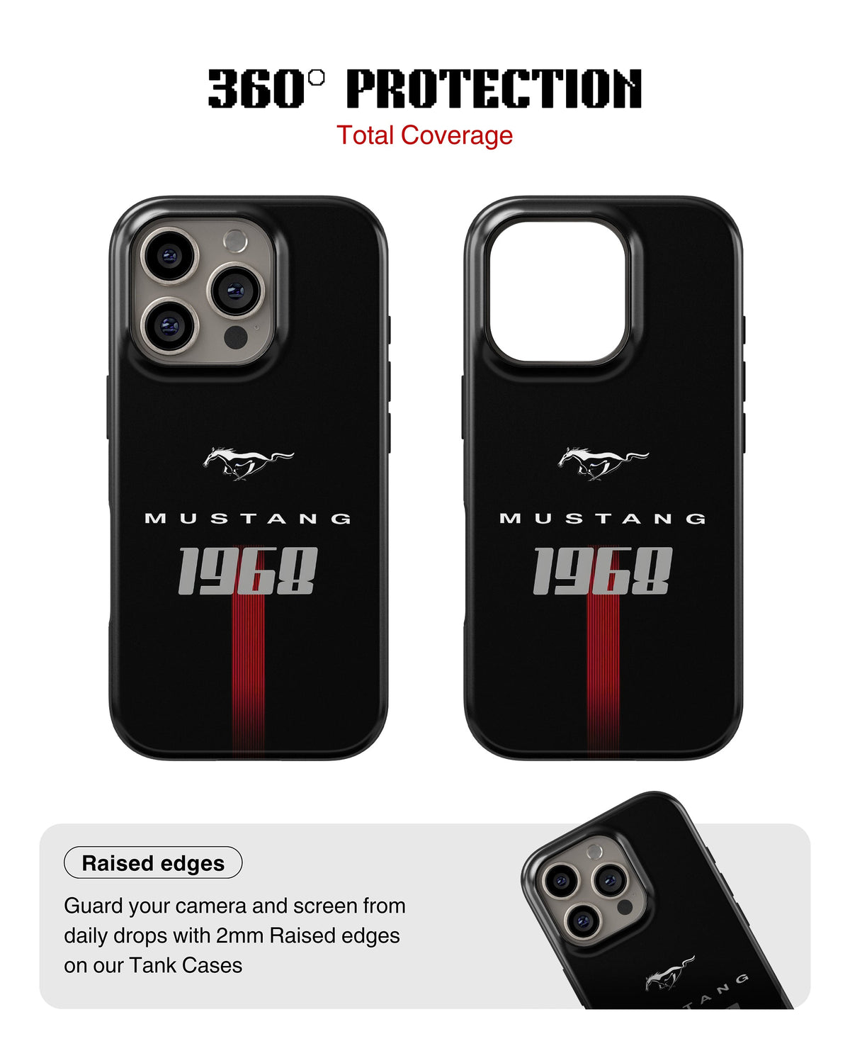 iPhone 12 Pro Tank Case | Sports Car (Mustang 1968)
