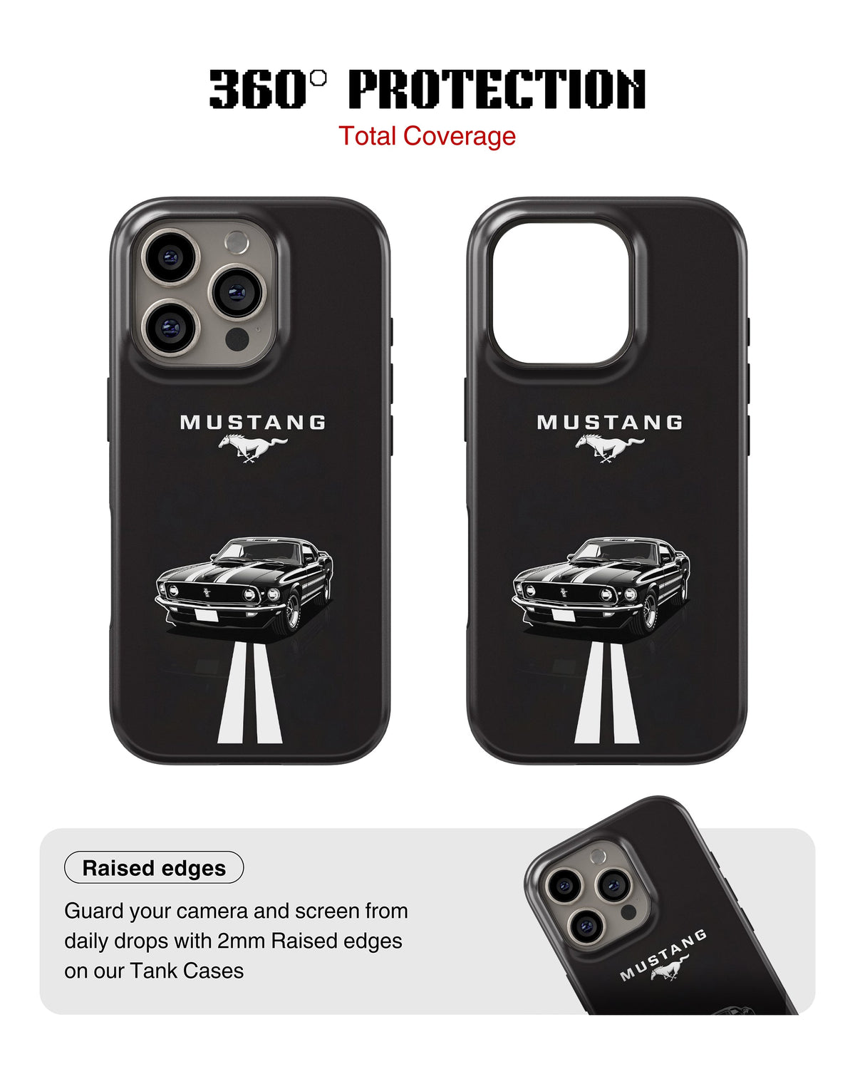iPhone 13 Pro Tank Case | Sports Car (Mustang)