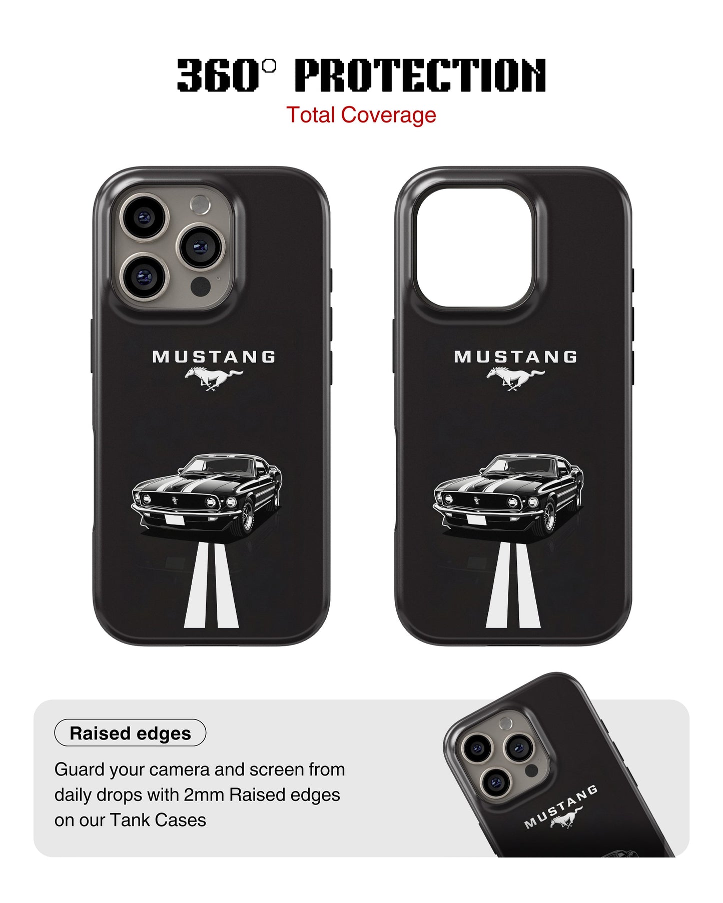 iPhone 15 Pro Tank Case | Sports Car (Mustang)