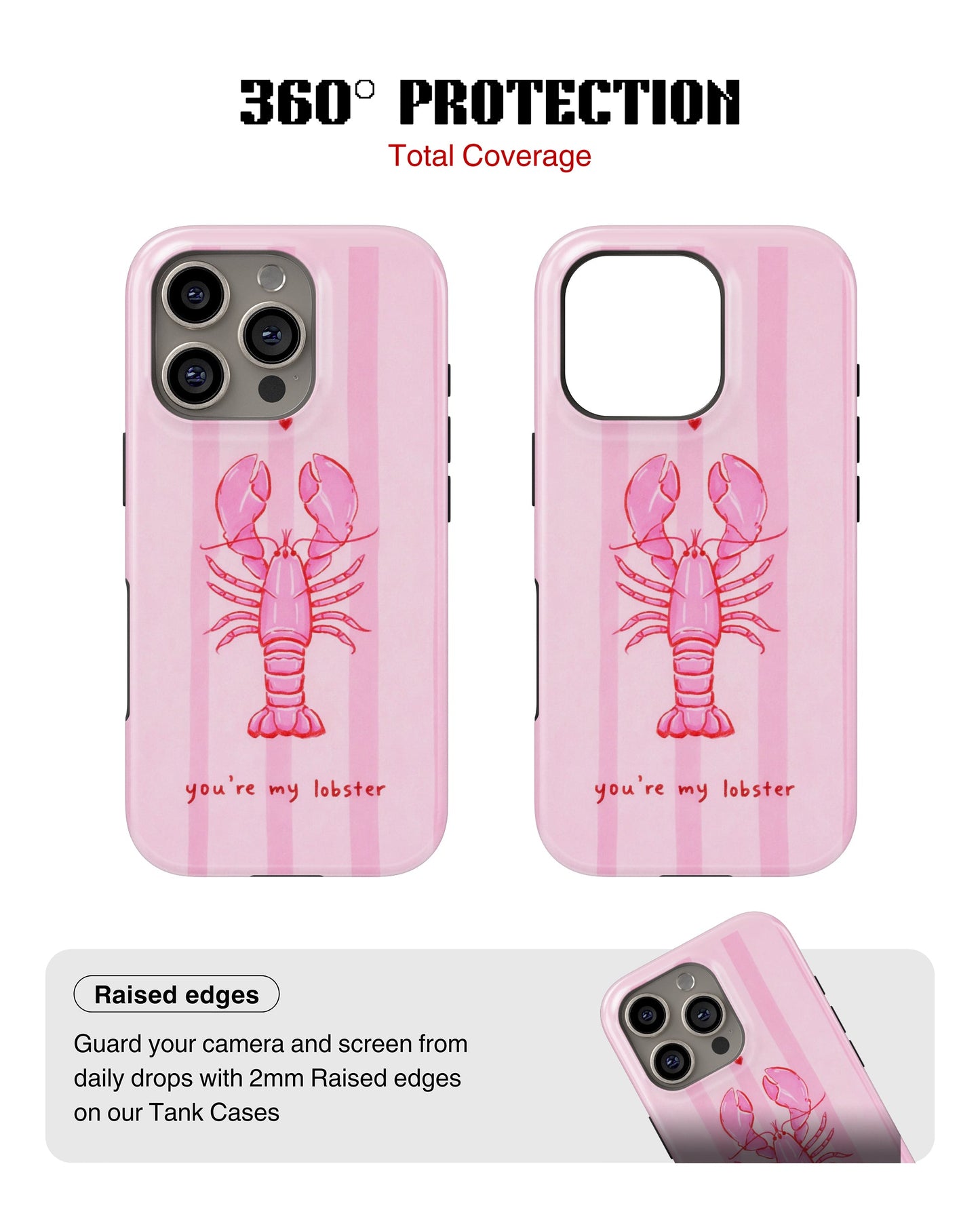 iPhone 12 Pro Tank Case | Girls Aesthetics (My Lobster)