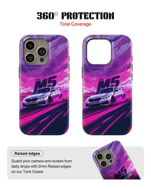 iPhone 14 Pro Max Tank Case | Sports Car (Neon Velocity)