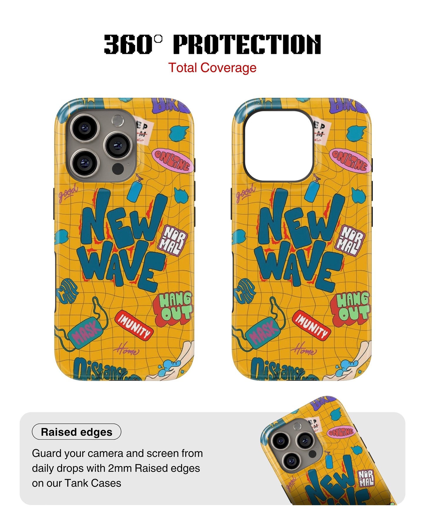 iPhone 13 Pro Tank Case | Modernism (New Wave)