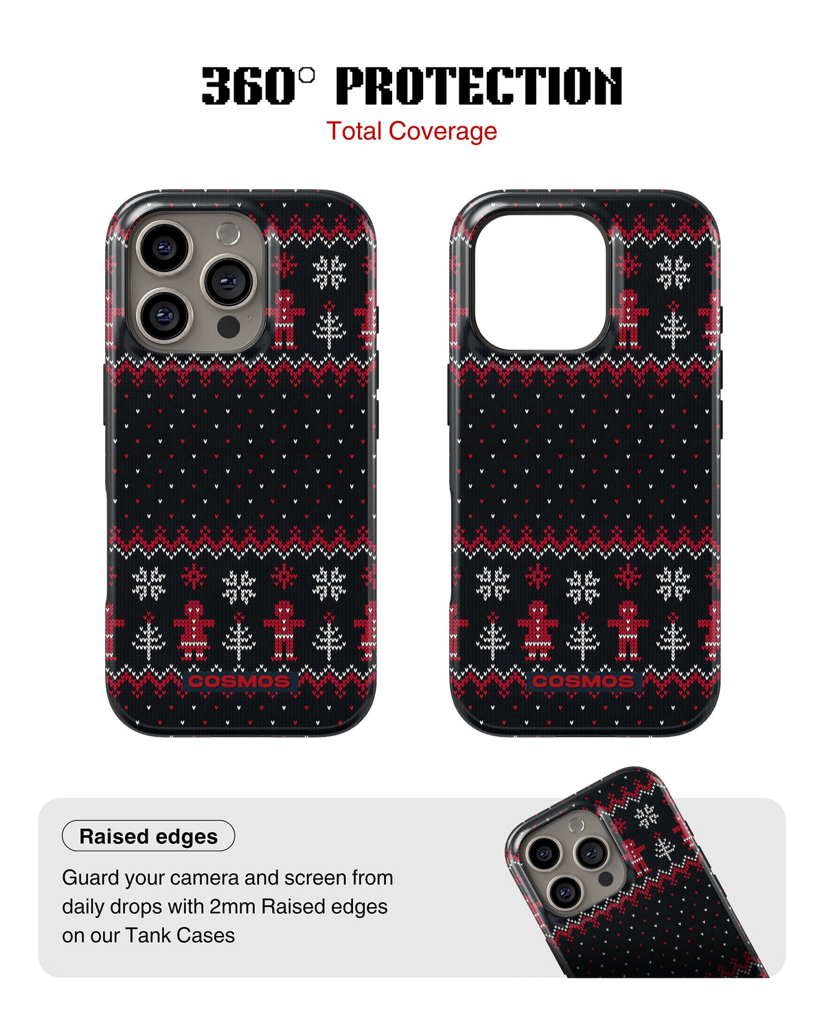 iPhone 13 Pro Max Tank Case | Textures (Nordic Night)