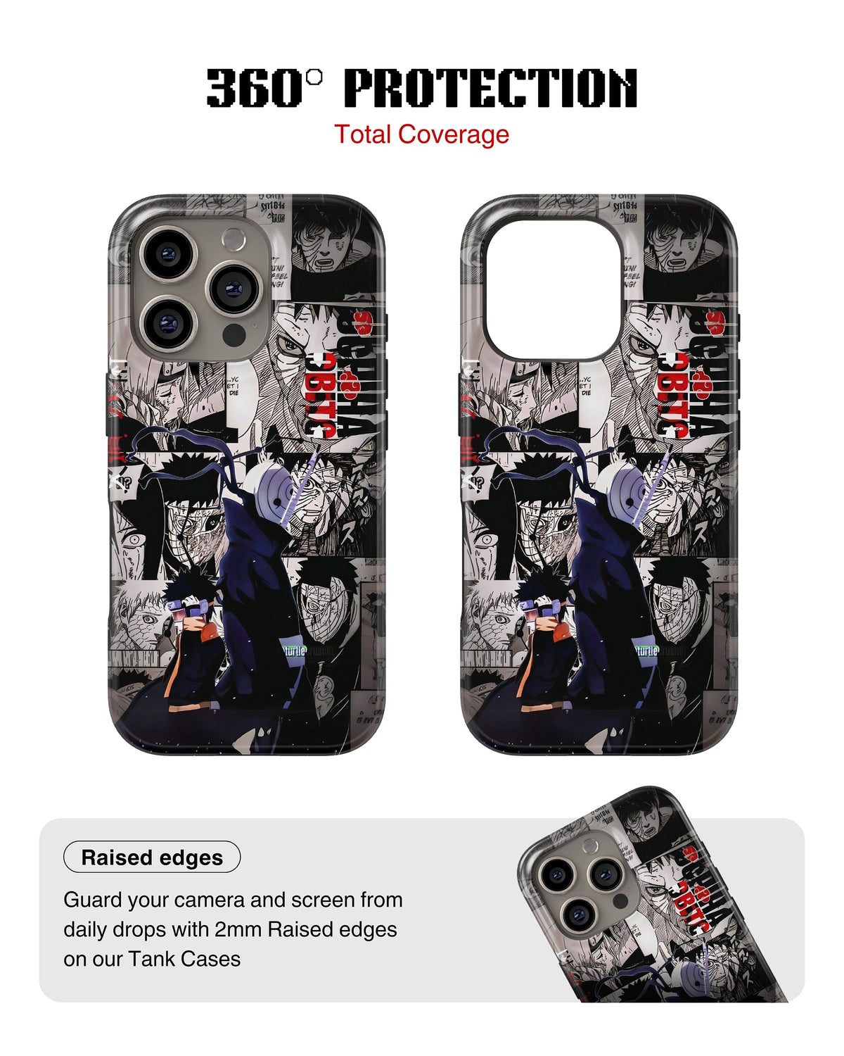 iPhone 15 Pro Max Tank Case | Anime (Obito)