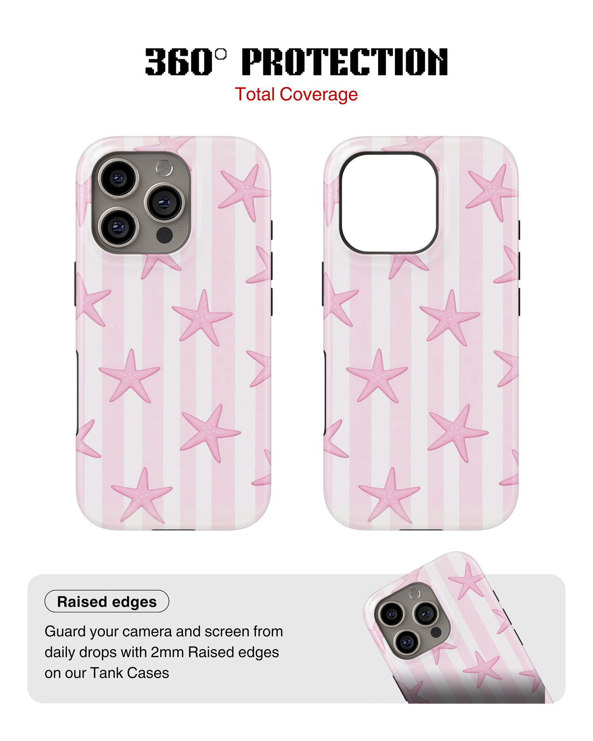 iPhone 12 Pro Tank Case | Girls Aesthetics (Pink Starlet)