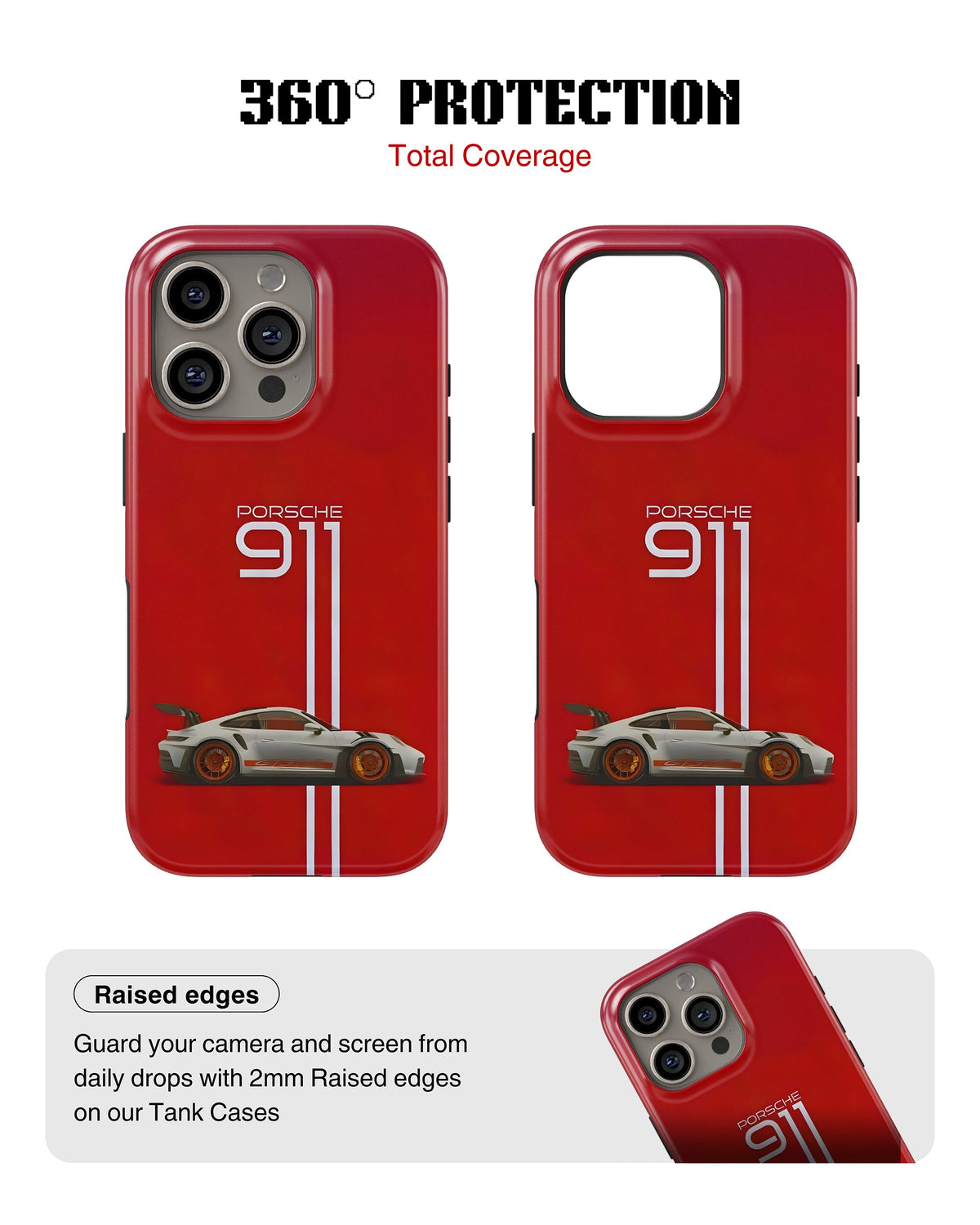 iPhone 12 Pro Tank Case | Sports Car (Porsche 911)