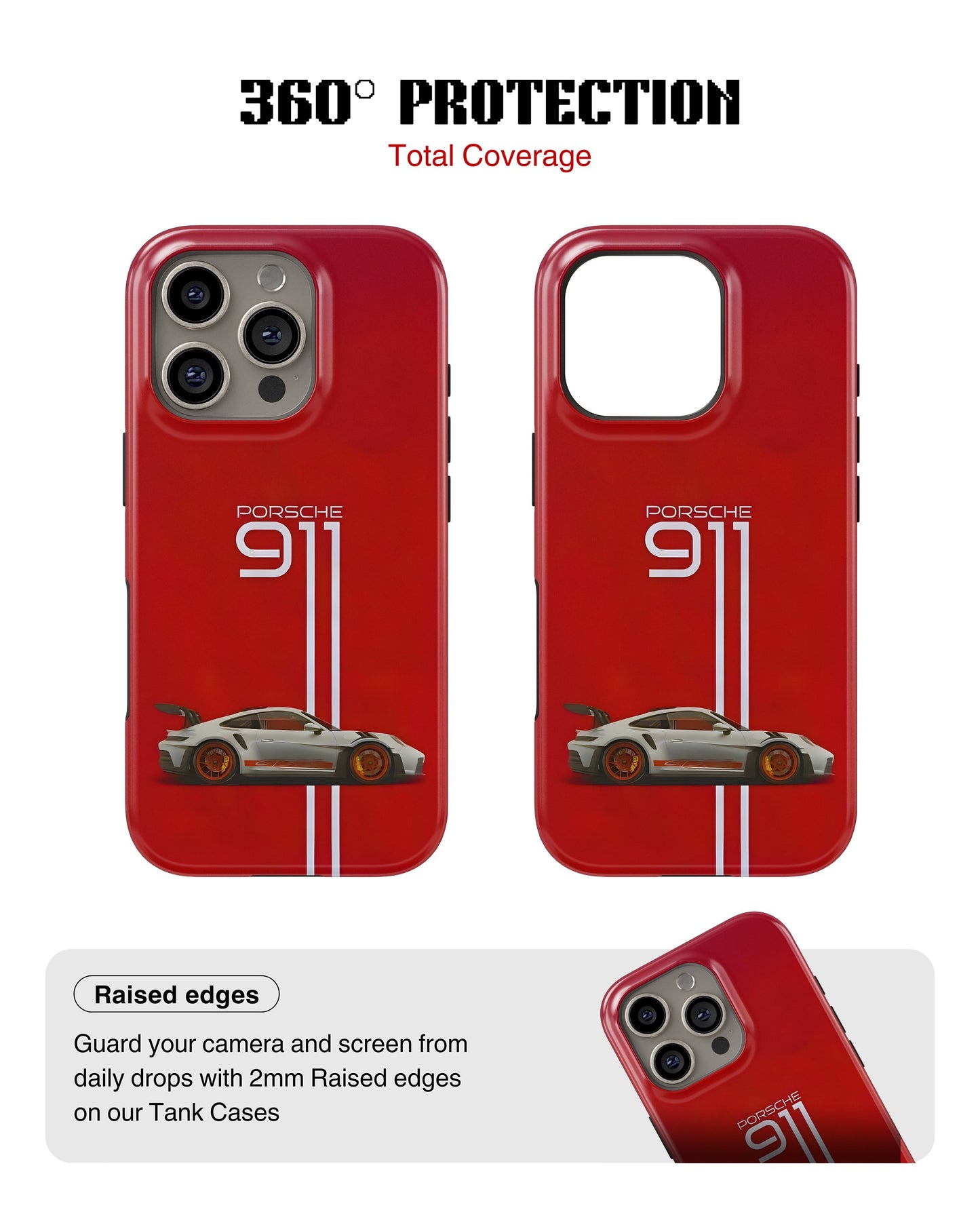 iPhone 12 Pro Tank Case | Sports Car (Porsche 911)