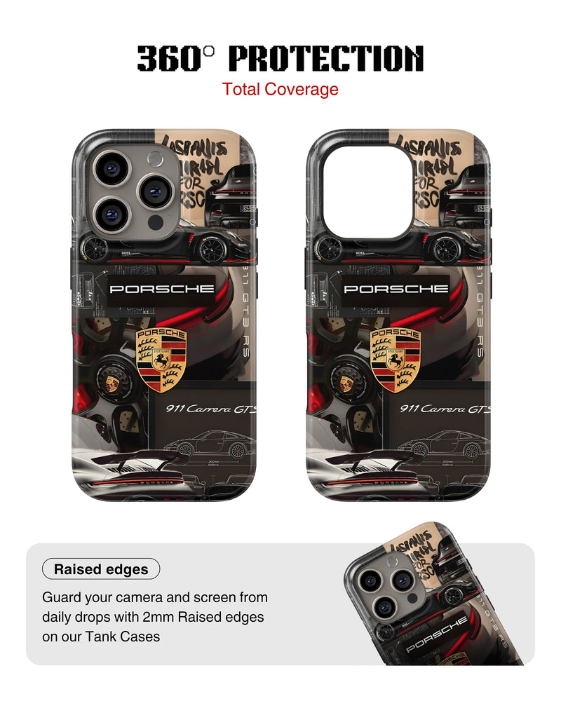 iPhone 13 Pro Max Tank Case | Sports Car (Porsche Originals)