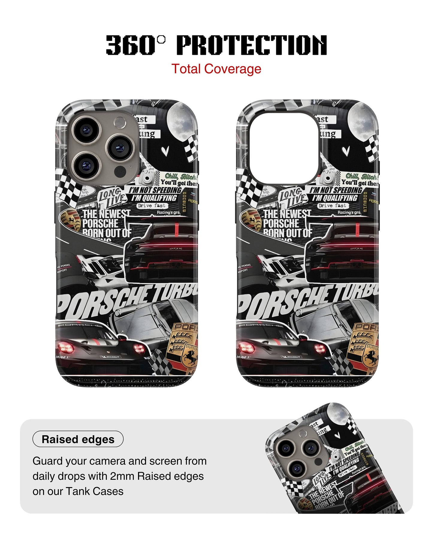 iPhone 13 Pro Max Tank Case | Sports Car (Porsche Sports Classics)