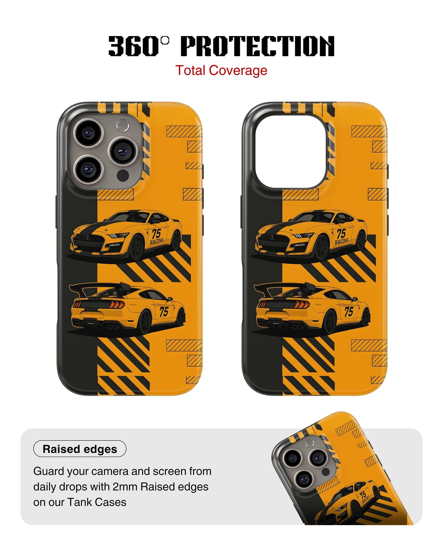 iPhone 14 Pro Max Tank Case | Sports Car (Racing 75)