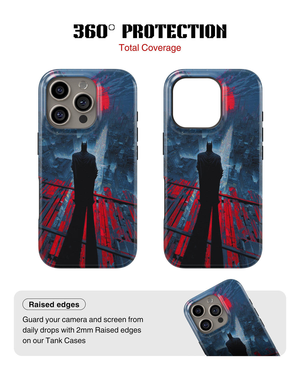 iPhone 12 Pro Tank Case | Superhero (Red Horizon)