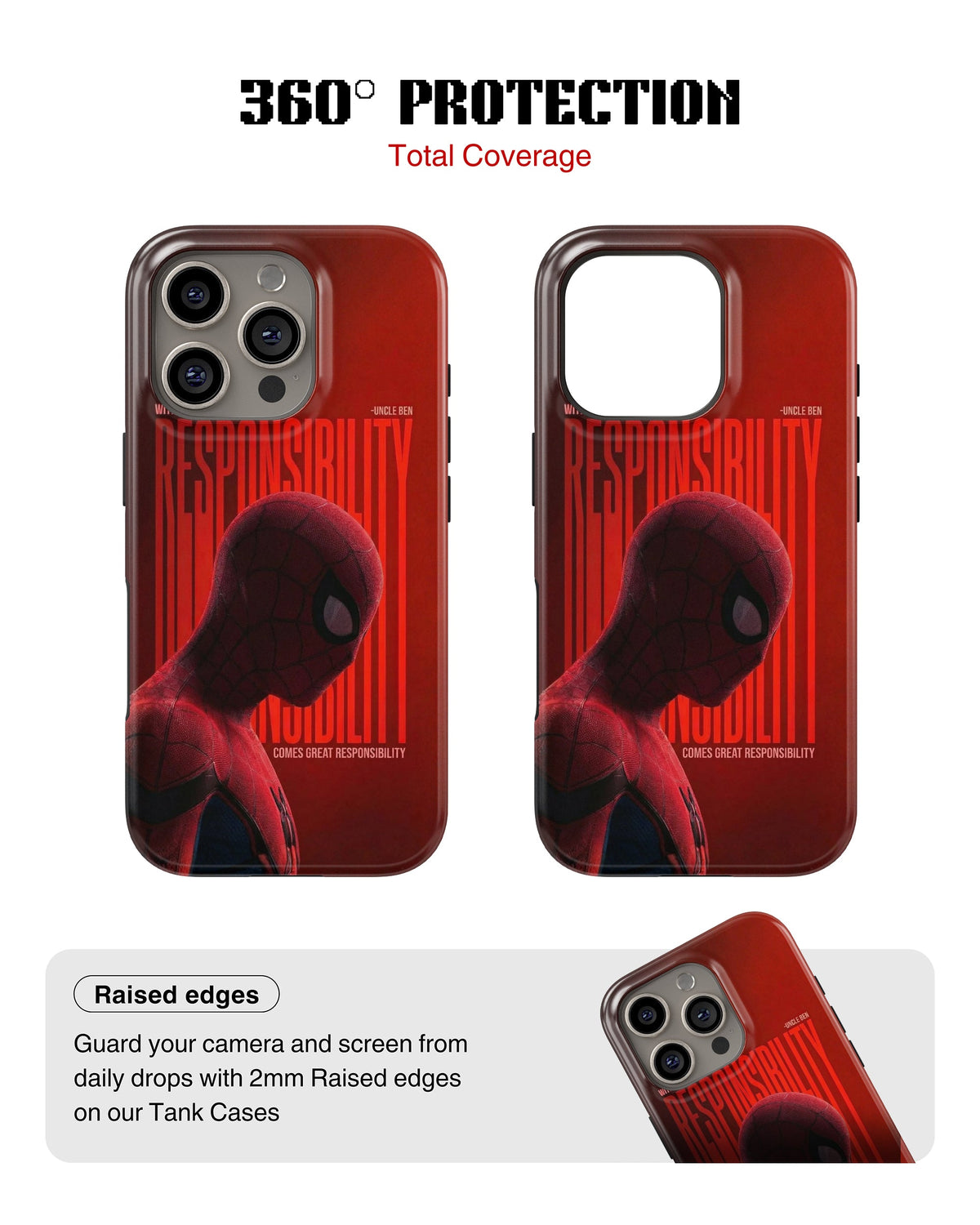 iPhone 12 Pro Tank Case | Superhero (Responsibility)