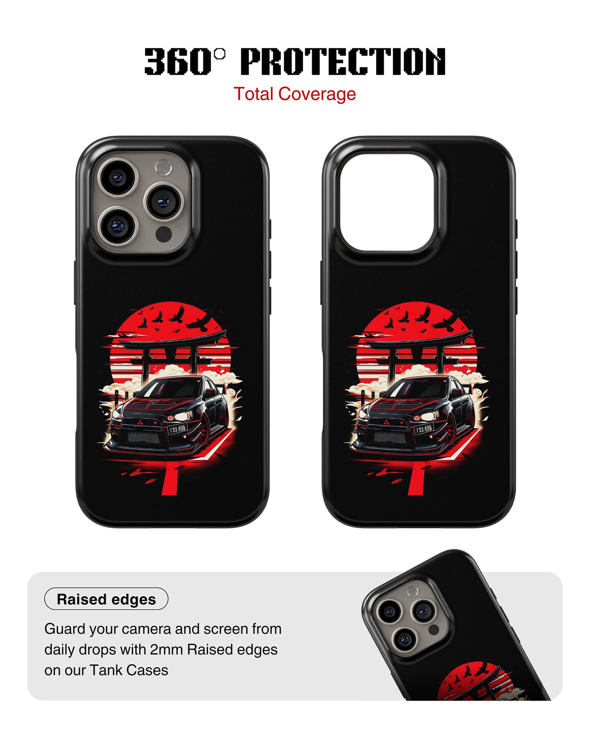 iPhone 12 Pro Tank Case | Sports Car (Rising Sun)