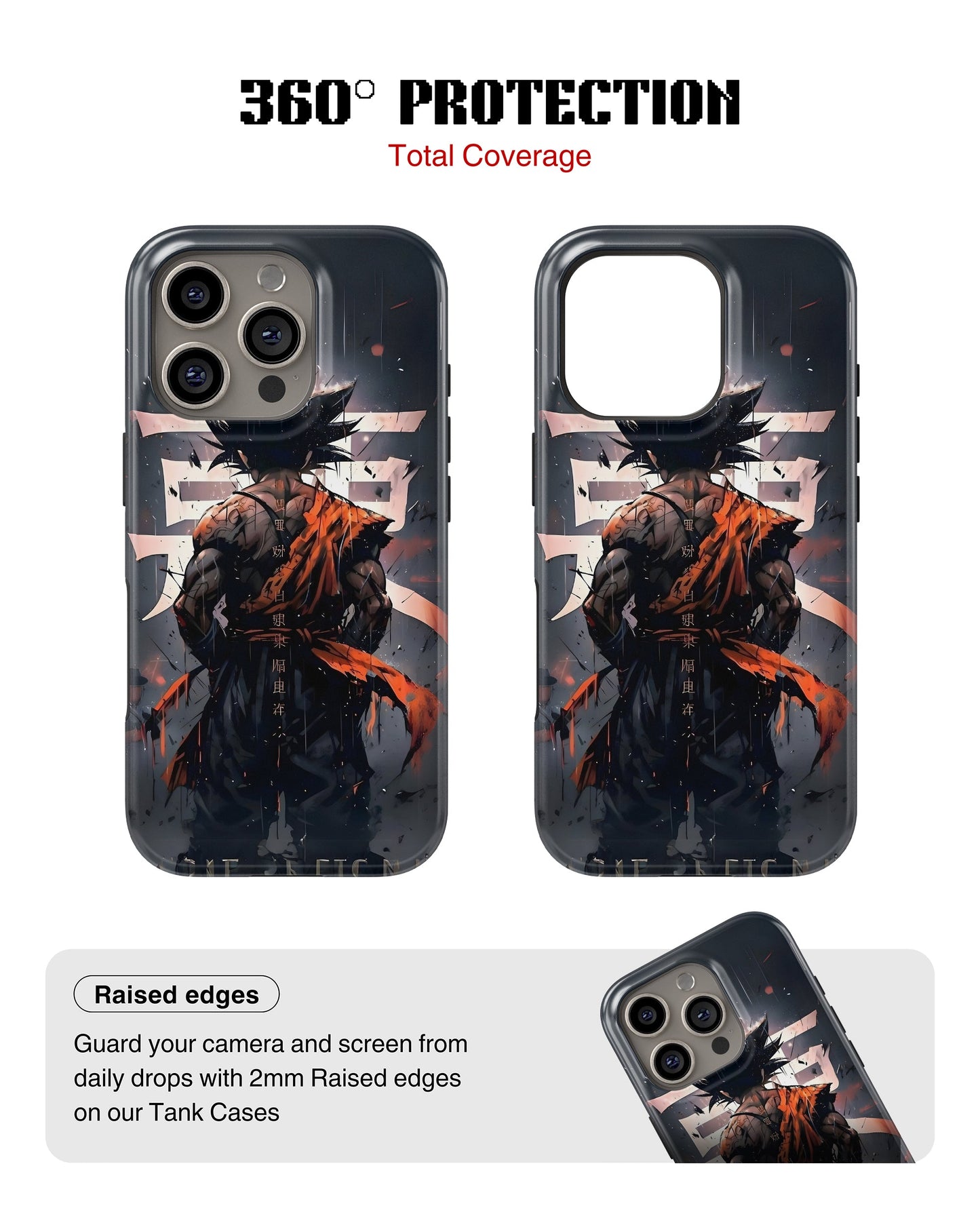 iPhone 12 Pro Tank Case | Anime (Saiyan Resolve)