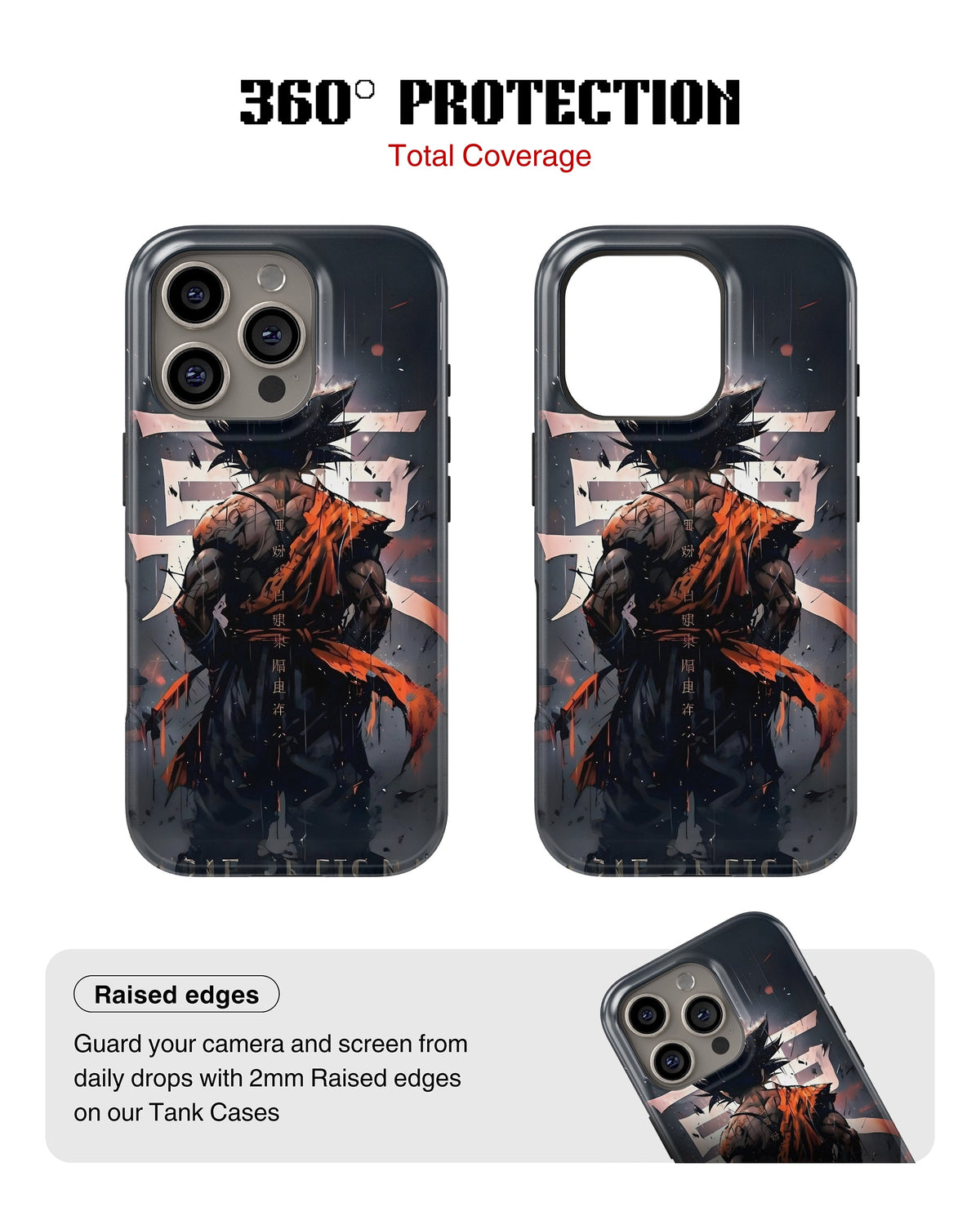 iPhone 13 Pro Max Tank Case | Anime (Saiyan Resolve)