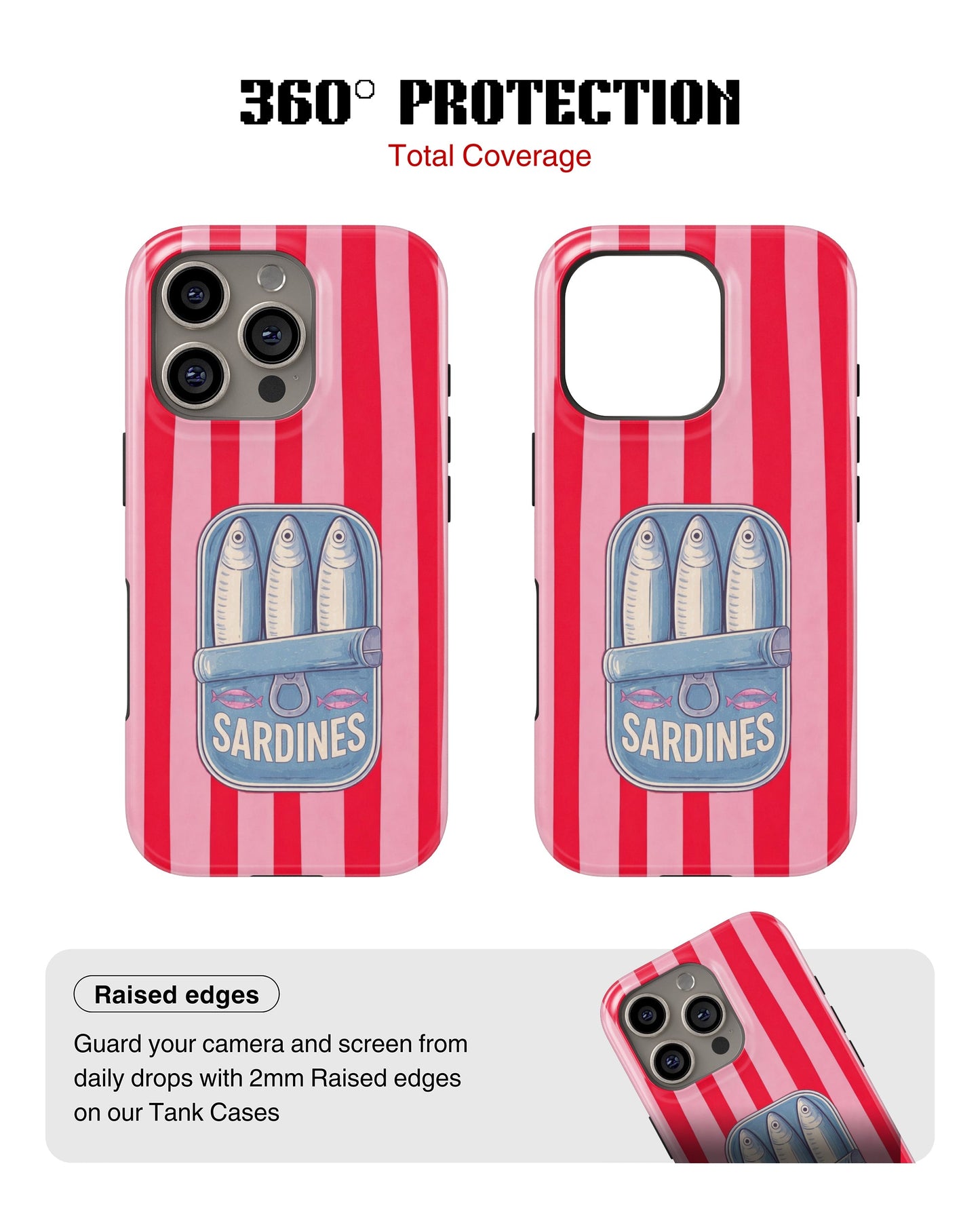 iPhone 12 Pro Tank Case | Girls Aesthetics (Sardine Pop)