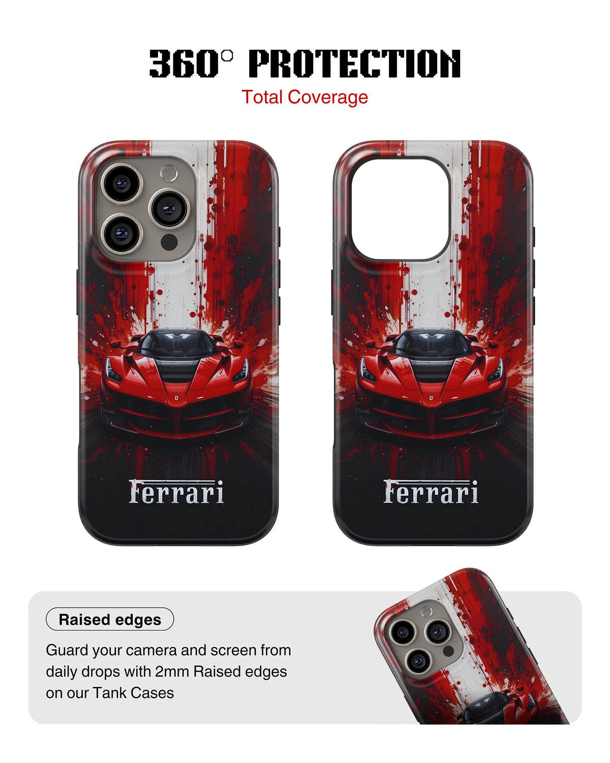 iPhone 14 Pro Tank Case | Sports Car (Scarlet Fury)