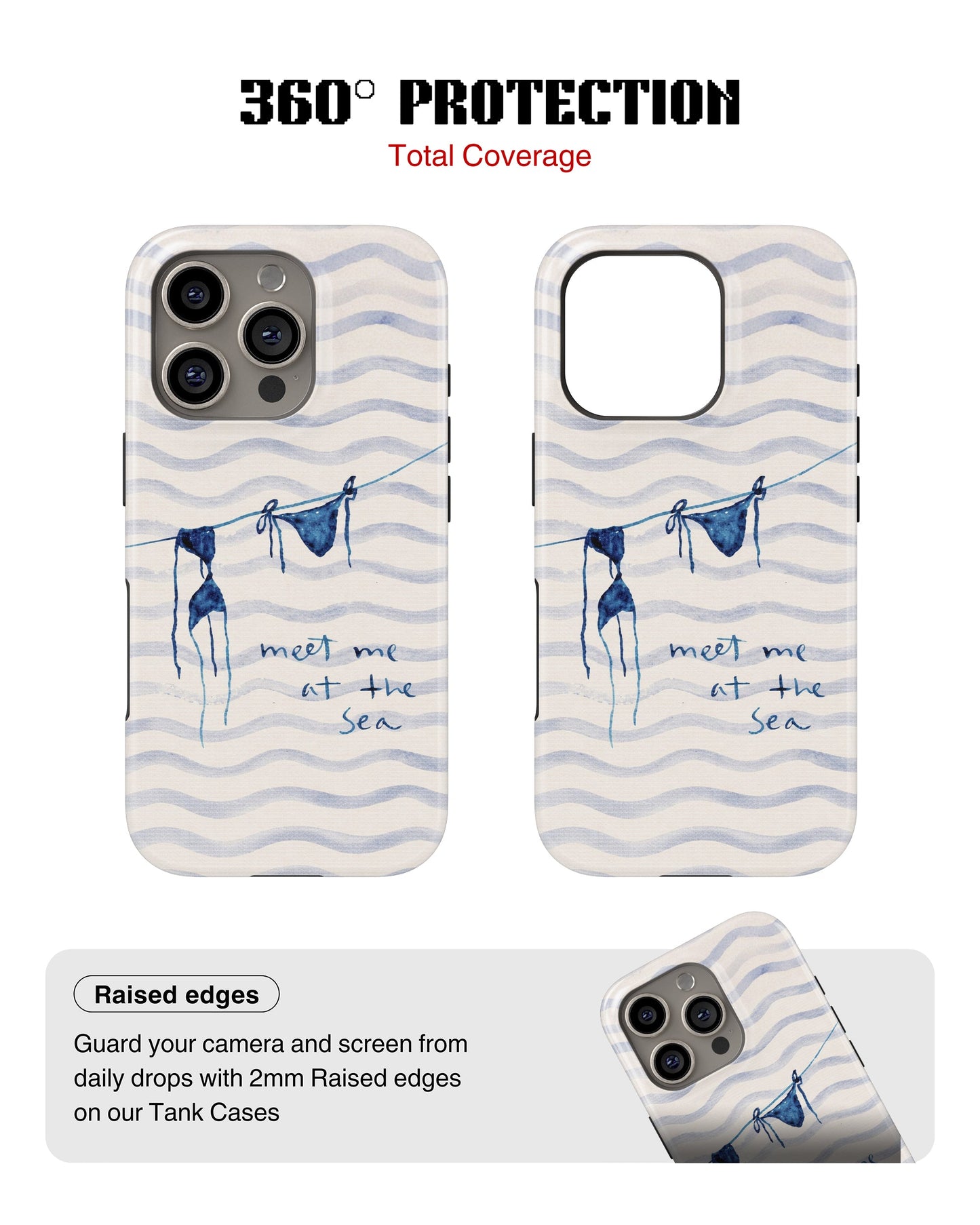 iPhone 13 Pro Tank Case | Girls Aesthetics (Sea Breeze)