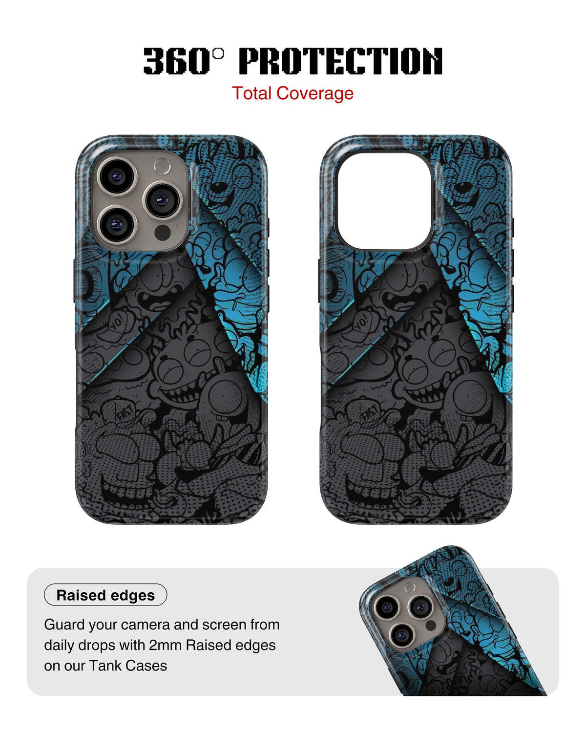 iPhone 13 Pro Tank Case | Modernism (Shadow Crowd)