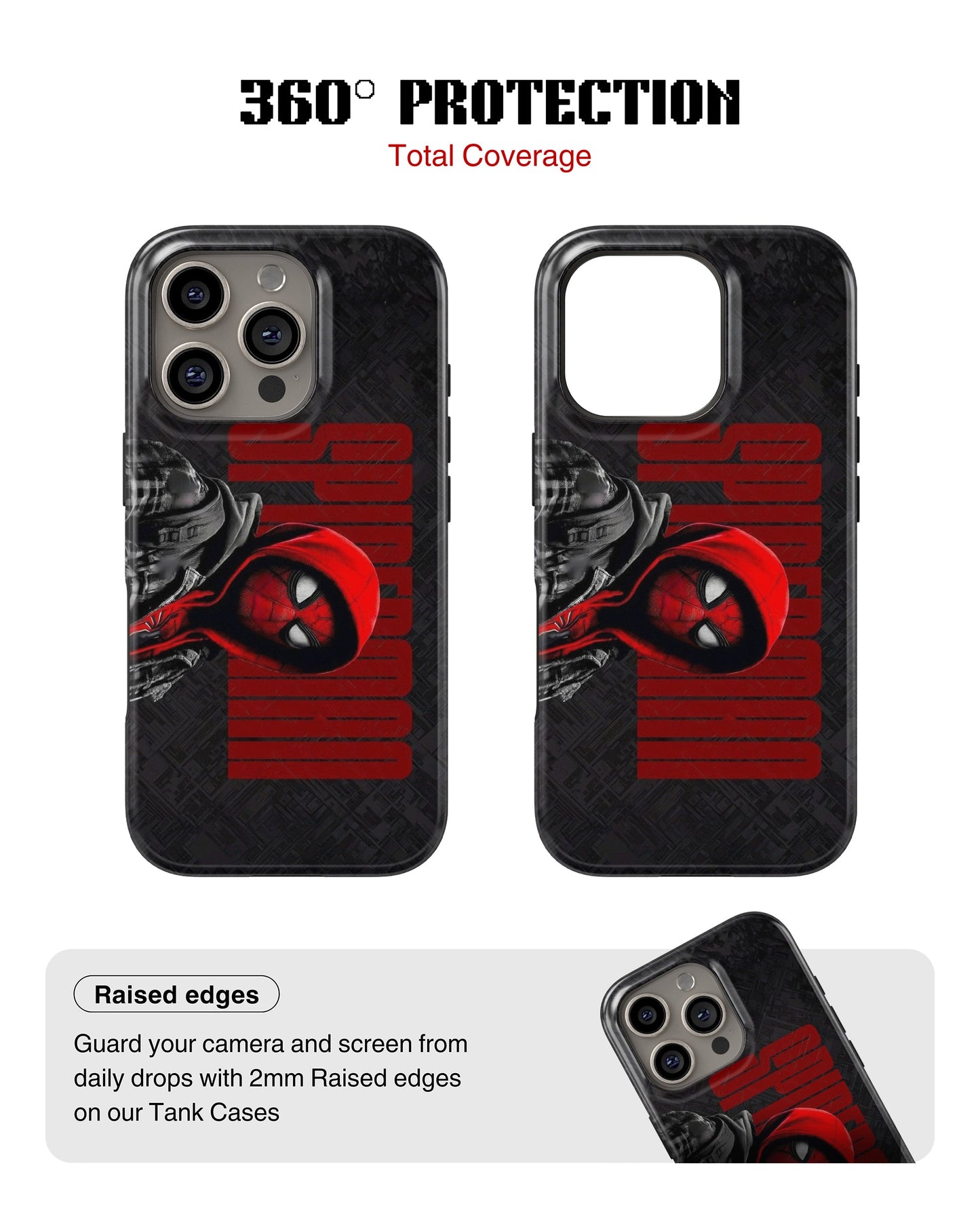 iPhone 12 Pro Tank Case | Superhero (Shadow Mask)
