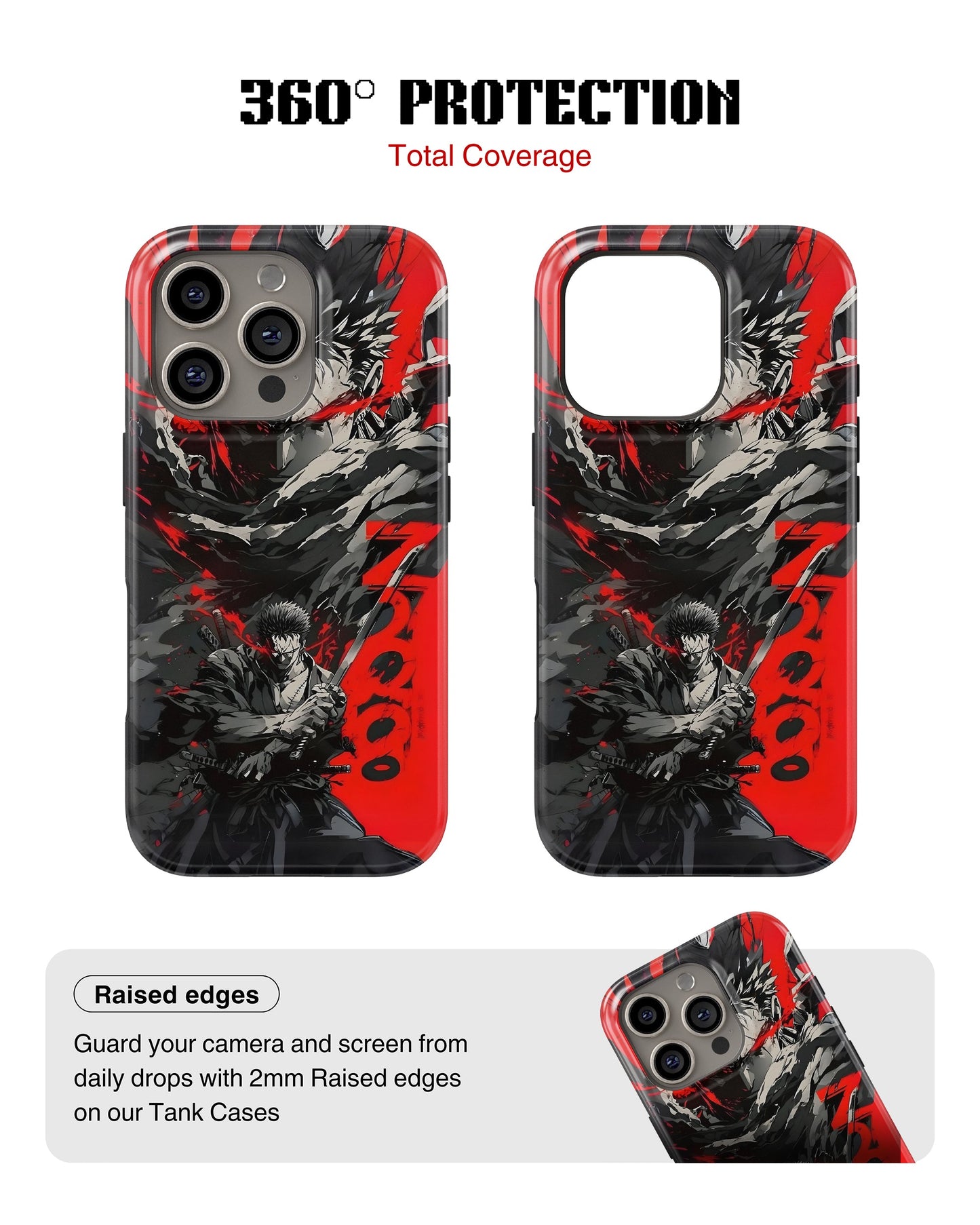 iPhone 13 Pro Tank Case | Anime (Shadow Warrior)