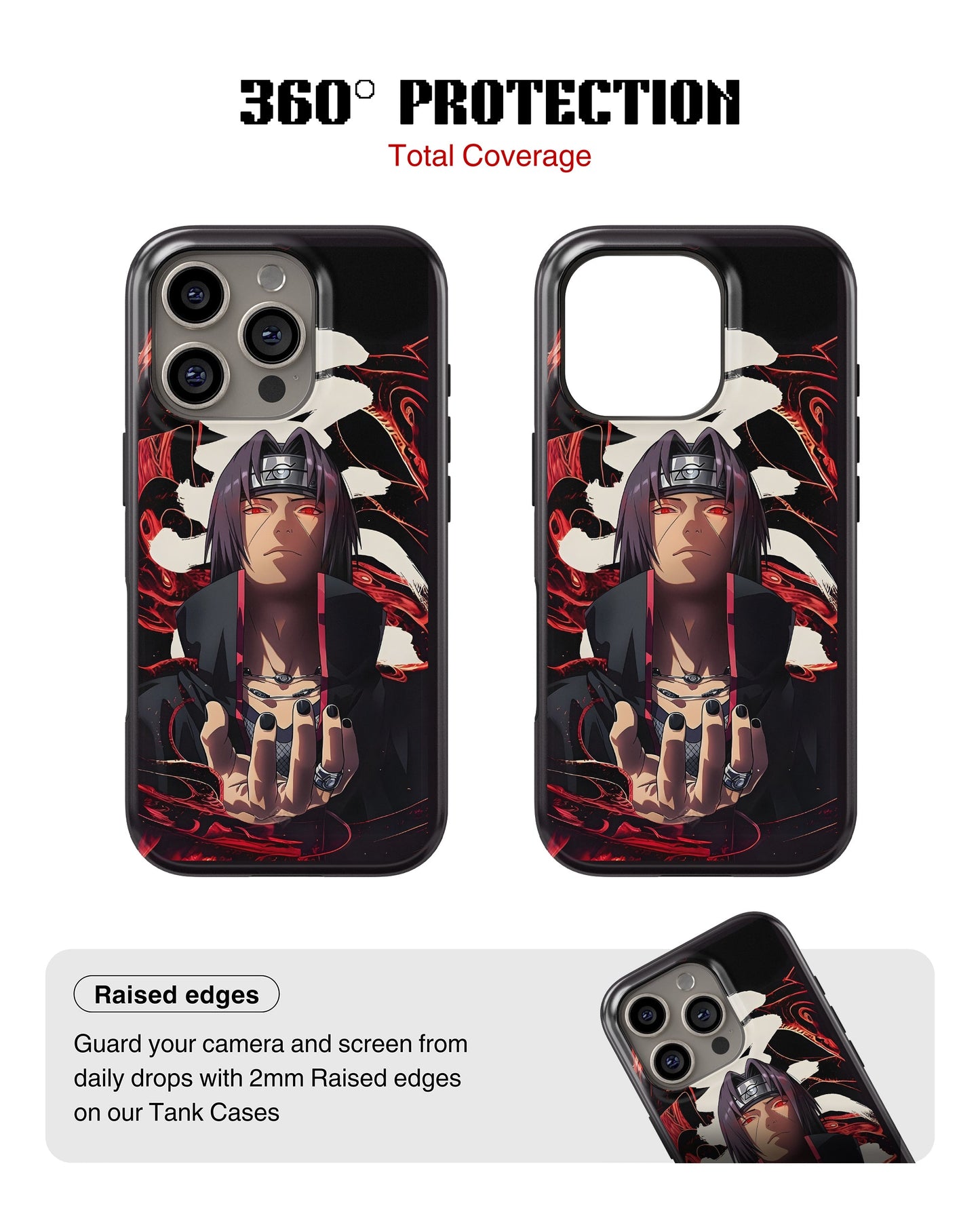iPhone 14 Pro Tank Case | Anime (Silent Itachi)