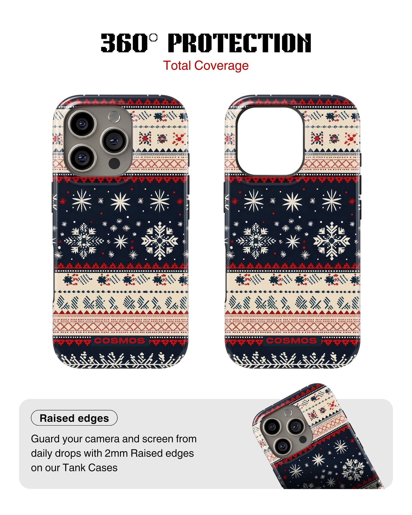 iPhone 13 Pro Tank Case | Textures (Snowfall Classic)