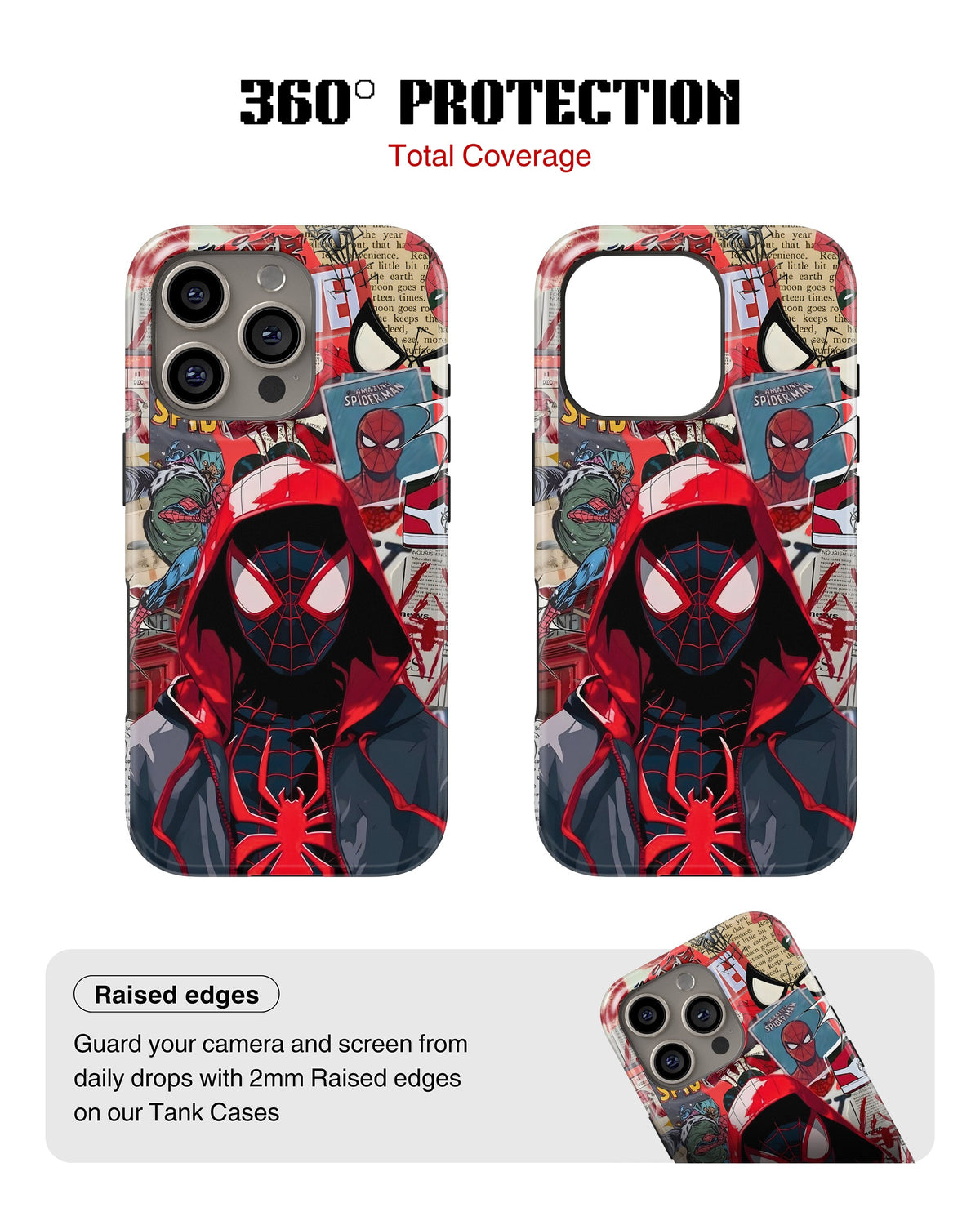 iPhone 12 Pro Max Tank Case | Superhero (Spider Noir)