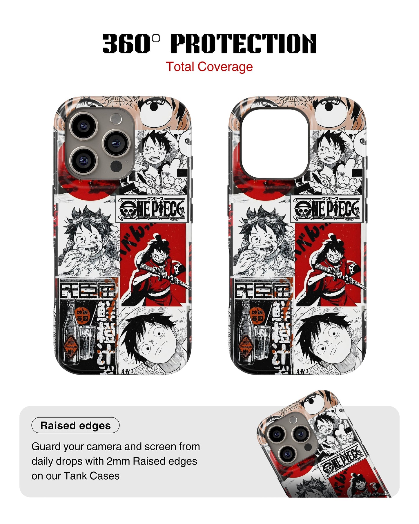 iPhone 13 Pro Max Tank Case | Anime (Straw Hat Saga)