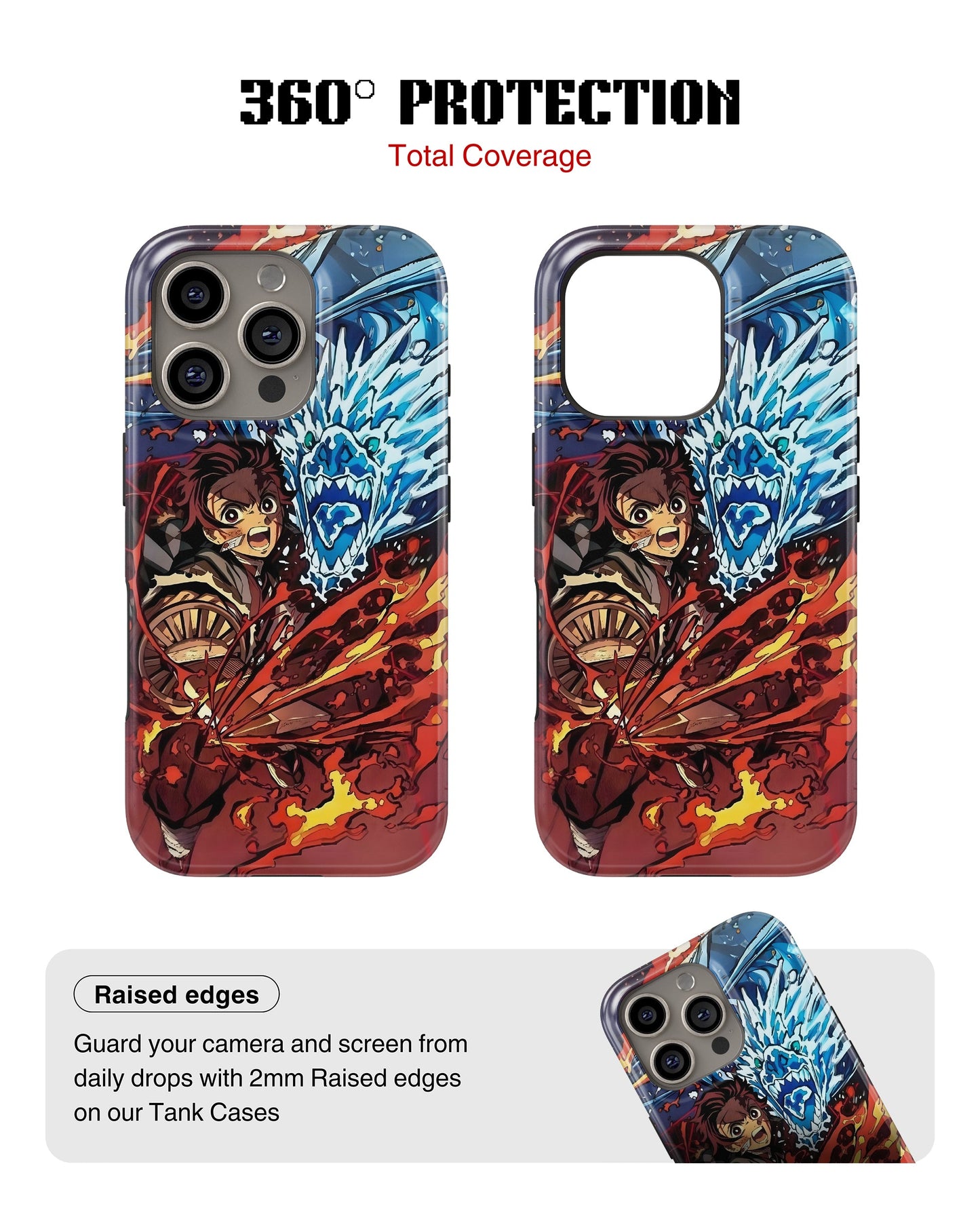 iPhone 15 Pro Tank Case | Anime (Tanjiro)