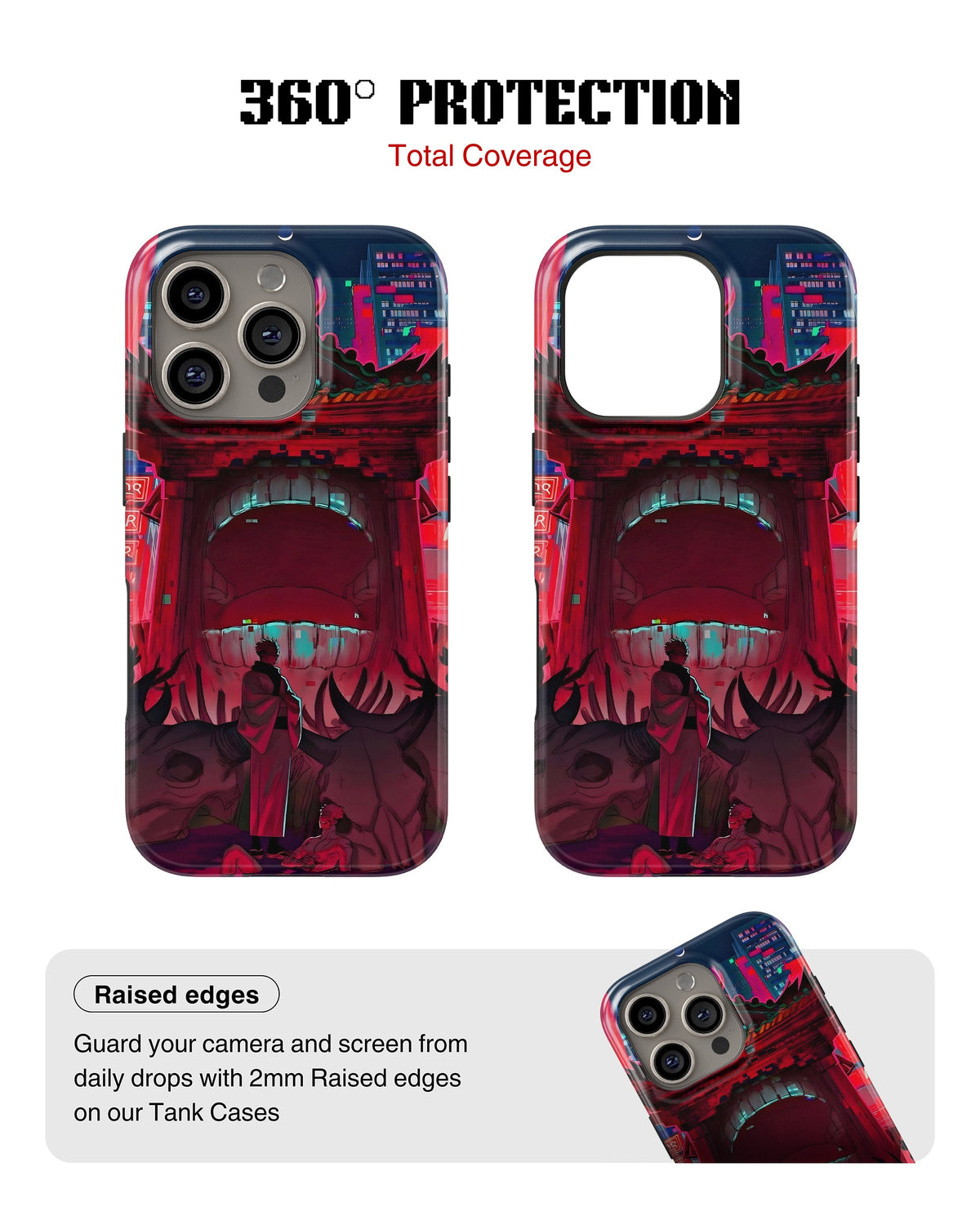 iPhone 15 Pro Max Tank Case | Anime (The Shrine)